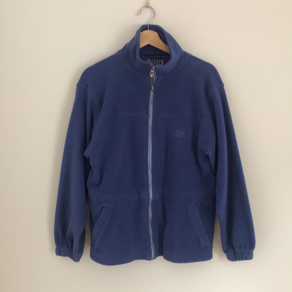 Cozy fleece zip-up sweater